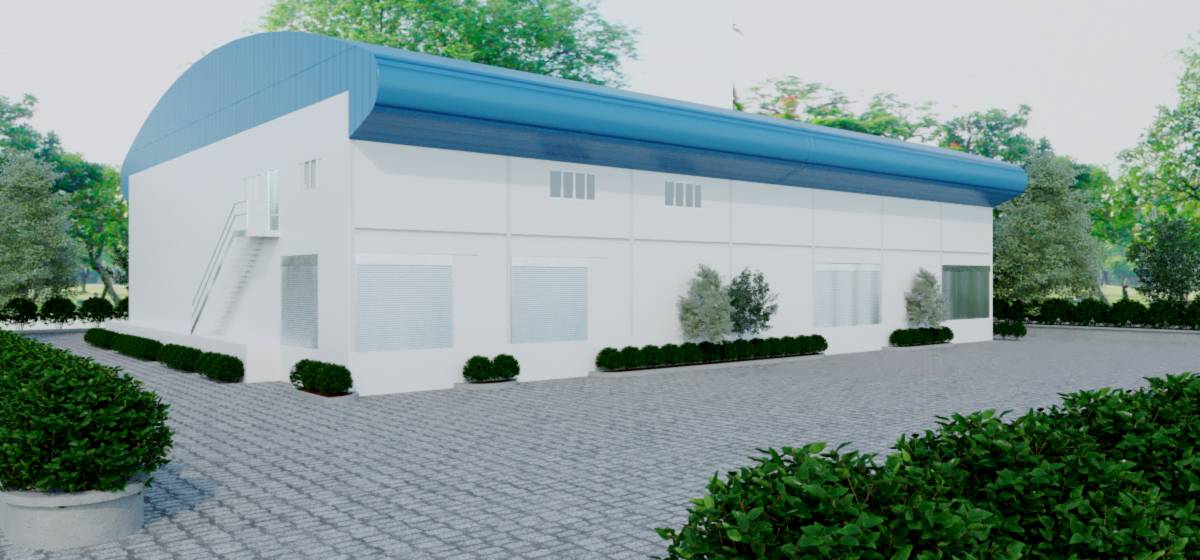 ภาพ 3D ออกแบบโรงงานง่วงเชียงอุตสาหกรรม รับสร้างโรงงาน